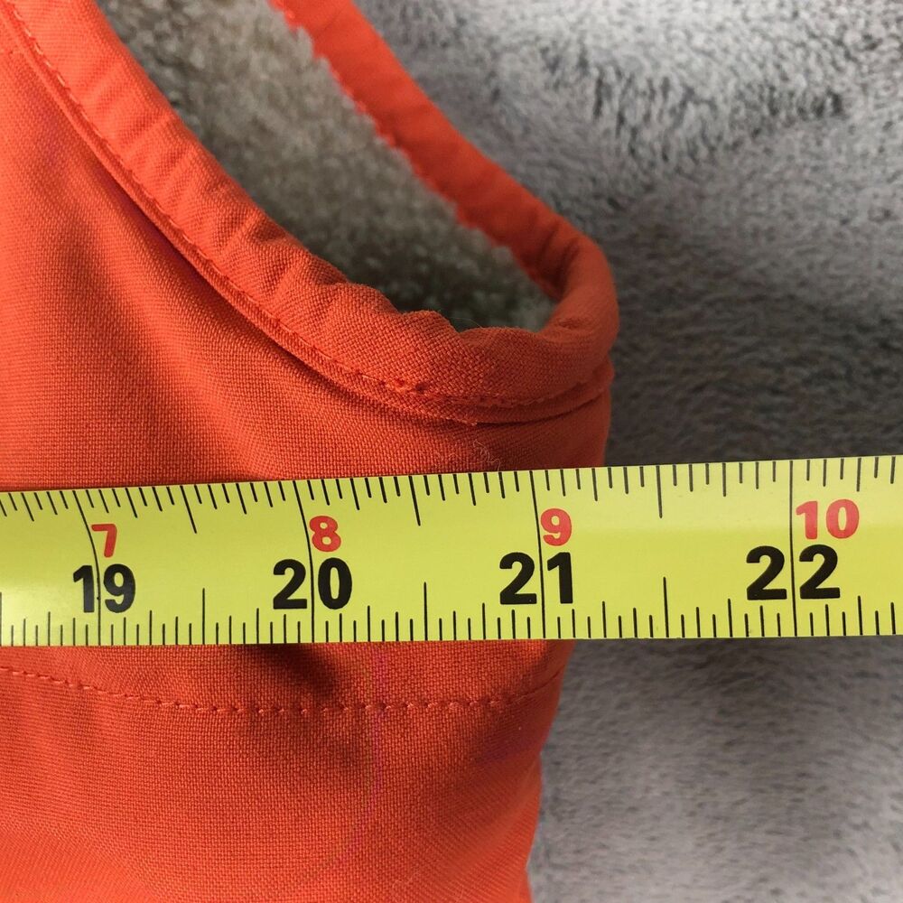 Carhartt Sherpa Lined Utility Vest Womens Orange Size Large 12/14 Reversible - Picture 7 of 10